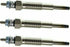 3x Heater Glow Plugs fits Case IH Ford Tractors Shibaura SBA185366060