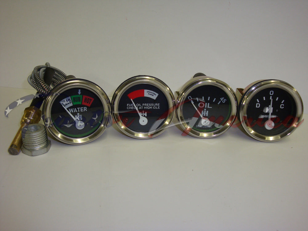 Diesel Gauge Set for IH Farmall 400 450 600 650 MD MDTA Super MD ID TD