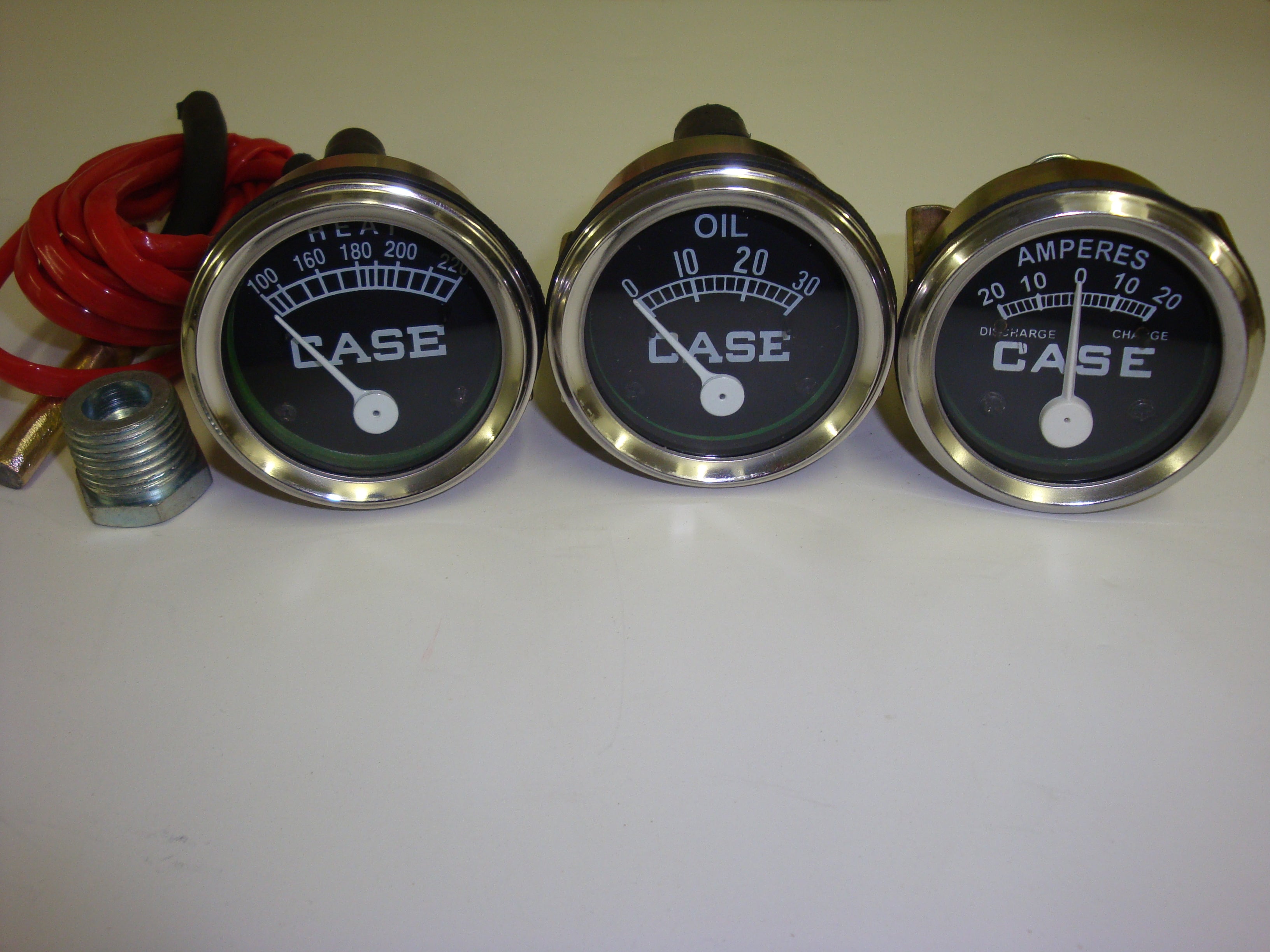 Temperature Oil Pressure Amp Gauge Set For Case LA LAI 400 420 425 500 ...