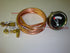 Oil Pressure Gauge & Oil Line Kit Compatible with Farmall H HV M MV W4 Supers