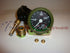 Temperature Gauge  for Willys MB Jeep Ford CJ GPW / Olive Bezel Back Face