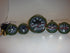 Speedometer Temp Oil Fuel Amp Gauge Kit Olive for Willys MB Jeep Ford CJ GPW