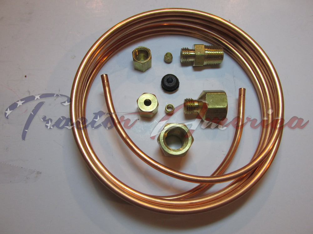 1/8 Copper Tubing Oil Pressure Mechanical Gauge Line Kit – 1/8 - Foto 3
