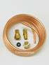 Oil Pressure Gauge Tubing Line Kit 3/16" Dia Copper Compatible with Ford